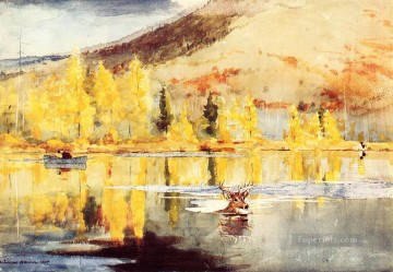 Un pintor marino del realismo del día de octubre Winslow Homer Pinturas al óleo